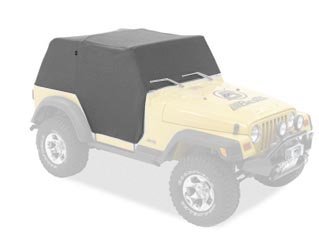Bestop 81038-09 Charcoal All Weather Trail Cover for 2004-2006 Wrangler TJ Unlimited