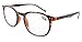 Eyekepper Retro Reading Glasses for Women Reading +2.00 Tortoise Frame Mens Readers Eyeglasses
