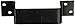 NATIONAL MFG/SPECTRUM BRANDS HHI N351-502 Closed Bar Holder, 6.4-Inch, Black