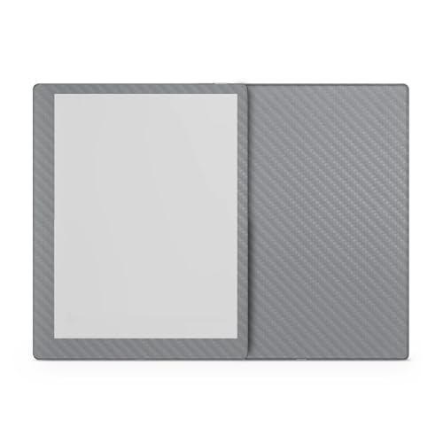 Carbon Fiber Tablet Skin Compatible with BOOX Go 10.3 (2024) - Solid Gray - Pre…