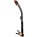 Cressi Supernova Dry Snorkel (Black Orange)