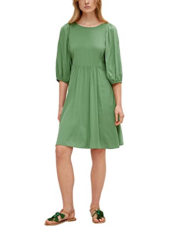 comma Abito Corto Vestito, 7465 Verde, 48 Donna