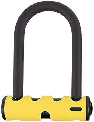 yellow bike lock