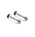 CrazyPiercing 10PCS 16G Stainless Steel 3mm Ball Labret Monroe Lip Ring/Tragus/Helix Earring Stud Barbell Body Piercing Jewelry (10mm)