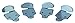 Corner Stake Rack Brackets, Normally Used for Connecting Trailer Side Panels, 2 Corners Both Left and Right Hand Sets