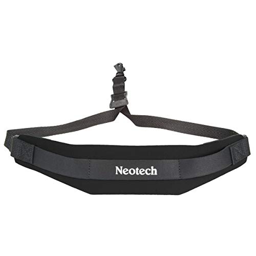 Neotech Saxophone Strap Regular Swivel Hook, Black