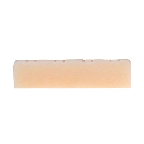 image for Dilwe 3Pcs Mandolin Bone Nut, Durable String Nut for 8 String Mandolin