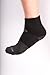 Incrediwear Active Socks – Quarter Socks and Athletic Socks for Men and Women (Black, Medium)