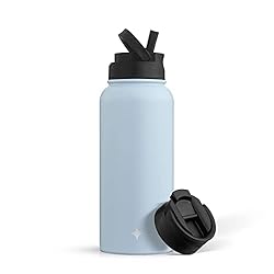 JoyJolt Triple Insulated Water Bottle with Straw