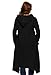 Dokotoo Womens Casual Fashion Fall High Low Tunic Sweatshirts String Hoodie With Pocket Large Black