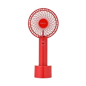 【2026年モデル】 Francfranc フランフラン フレ ハンディファン シャイニー レッド 携帯扇風機