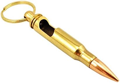 Metal Bottle Opener Keyring In The Shape Of A 7.62 NATO Bullet Bullet shaped bottle opener keyring.