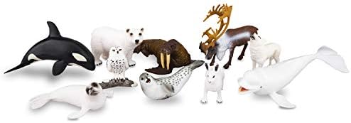 plastic arctic animal figures