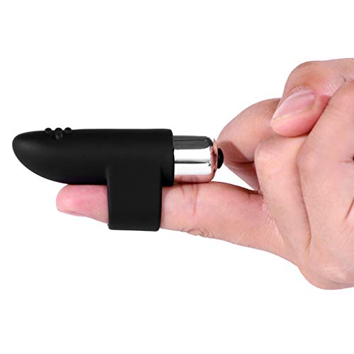 Rainly Black Silicone Wonderful Finger Massage Whisper Quiet, Waterproof, Wireless, Neck Shoulder Back Body Tool