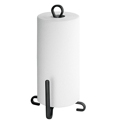 InterDesign Axis Paper Towel Holder for Kitchen Countertops Matte