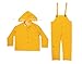 Custom Leathercraft mens Bib powersports rain suits, Yellow, Medium US