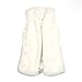 ETOSELL Lady Faux Fur Vest Waistcoat Long Hair Winter Warm Coat Jacket Gray