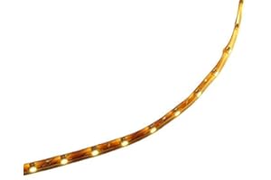 LEDwholesalers 16.4 Feet (5 Meter) Flexible LED Light Strip with 300xSMD3528 and Adhesive Back, 12 Volt, Warm White 3100K, 2026WW-31K