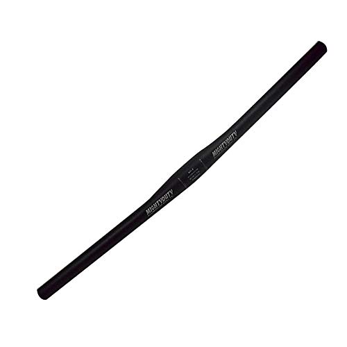 MIGHTYDUTY Bicycle Handlebar, Aluminum Alloy Small Straight Handlebar MTB Mountain Road Bike Flat Handlebar Folding Bicycle Handlebar (31.8X620 MM, Black) - Thumbnail 6