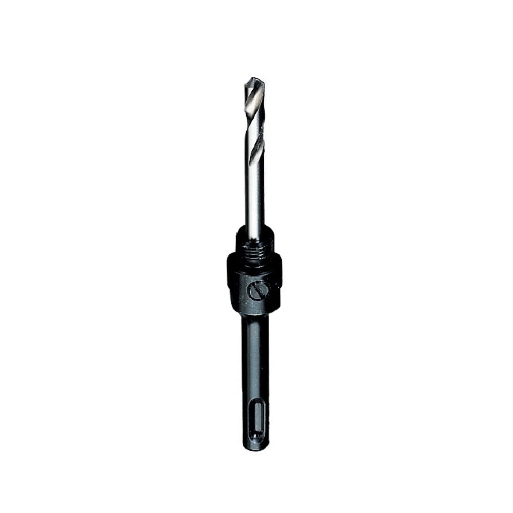 Starrett A1-1E Hole Saws Arbor - SDS-PLUS Shank 8.75mm Hex Arbor For 14-30mm Holesaws with Extra Length HSS Pilot Drill Bit - Quick Change Mandrel