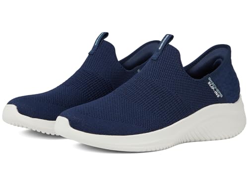 Skechers Ultra Flex 3.0 Smooth StepSneaker Donna, Marina Militare, 4 UK Wide