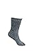 Diabetic Merino Wool Loose Fitting Socks 2 Pair Large Black