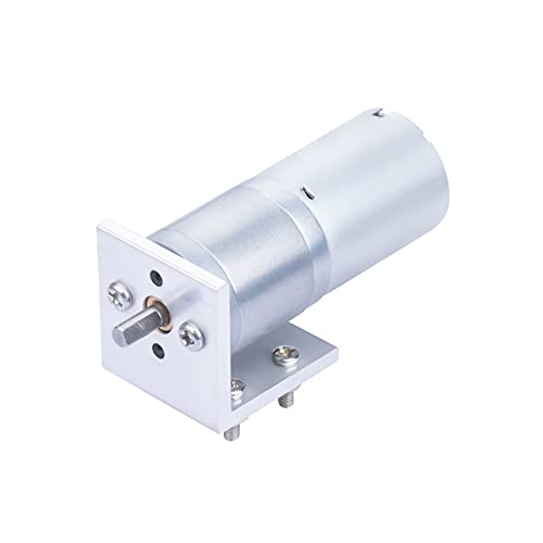 CQRobot 70:1 37D x 54,8L mm 6V of 12V DC tandwielmotor met montageset. 6V 5W  75RPM 15kg.cm(5,726,6g.in), 12V 10W 150RPM 27kg. mm