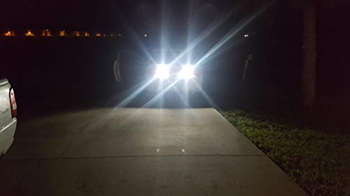 NAKOBO [2 peices] P21W Super Bright Turn Signal Light BA15S 1156 COB Car LED Bulb Tail Light Back Up Reverse Rv lights