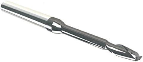 Micro 100 MEF-062-350K 2 Flute Extra Fine Hard Milling Miniature End Mills, nACRo Coated, 0.062" Cutter Diameter, 1/8" Shank Diameter, 0.093" Flute Length, 1-1/2" Overall Length, 0.350" Overall Reach, 0.058" Neck Diameter, 0.000" Tool Radius, Solid Carbide Tool