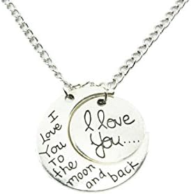 I Love You To The Moon and Back Necklace Fashion Necklaces Pendants Woman Jewelry