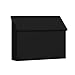 Salsbury Industries 4610BLK, Black Traditional Mailbox, Standard, Horizontal Style