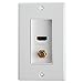 GE 87688 HDMI and Coax Cable Wall Plate