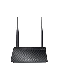 ASUS RT N12 N300 WiFi Router 2T2R MIMO Technology, 4K HD Video Streaming, VoIP