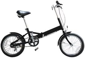 Amazon 16インチ折りたたみ自転車 ブラック パッキングリスト 小径車 ミニベロ