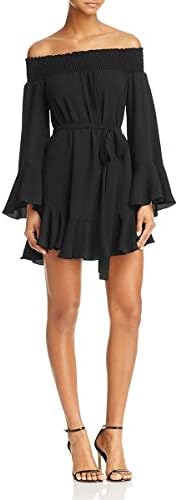 Nookie Womens Mykonos Off The Shoulder Mini Special Occasion Dress