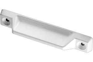 Prime-Line F 2630 Deluxe Sash Lift, 3-5/16 in., Diecast Construction, White