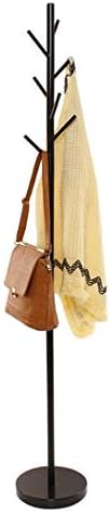 Crust Coat Rack Hanger, Sturdy Coat Rack Stand, Entryway Hall Tree Coat Tree with Solid Round Base for Hat,Clothes,Purse,Scarves,Handbags,Umbrella-(7 Hooks,)