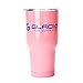 30 oz Stainless Steel Tumbler Double Wall Vacuum Insulated Travel Tumbler Thermal Mug and Coffee Cup Compare to Yeti and Contigo with Sliding Lid - Sweat Free and BPA Free - Pink by GLACIIO