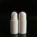 Healifty 10pcs Plastic Roller Bottles 50ML Empty Refillable Rollerball Bottle for Essential Oils Perfume Cosmetics White
