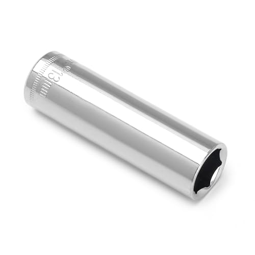 Crescent Chave de 9,5 mm (3/8"), soquete métrico profundo de 6 pontos, 13 mm - CDDS43N