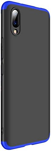 for Vivo Nex S Case, 360 Degree Full Protection + Ultra Thin Protective Hard PC Shockproof Back Full Cover Case for VIVO NEX S (Blue & Black)