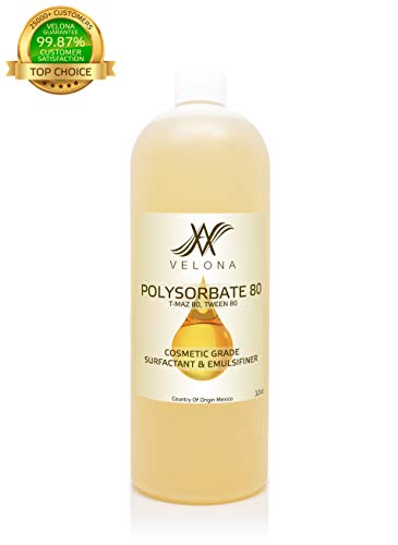image for 100% POLYSORBATE 80 by Velona | Solubilizer, Food & Cosmetic Grade | A