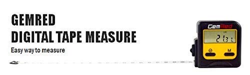GemRed Digital Soft Retractable Tape Measure 150cm/60 Inch for Sewing Tailor Body Waist Cloth Fabric Measure - Thumbnail 7