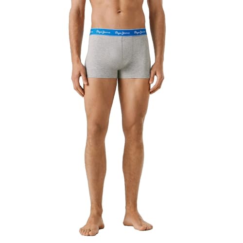 Calzoncillos para Hombre, Gris (Gris Jaspeado), L