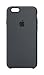 Apple Silicone Case (for iPhone 6s Plus) - Charcoal Grey