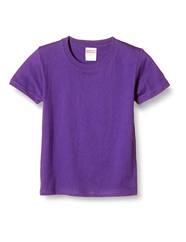 [ユナイテッドアスレ] 5.6オンス ハイクオリティー Tシャツ キッズ 500102 パープル 130
