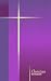 Christian Notebook: Simple Cross - Purple ( journal / cuaderno / portable / gift ) (Religious & Spir by smART bookx