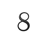 Baldwin Estate 90678.102.CD Solid Brass Traditional House Number Eight in Oil Rubbed Bronze, 4.75