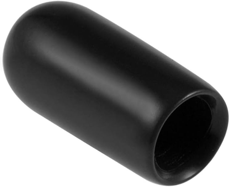 MACHSWON 20pcs Rubber End Caps 5mm ID, Vinyl Round End Cap Cover Screw Thread Protectors Tube Bolt Cap for protection of Screws Tubes Cables Wires, etc — image 1