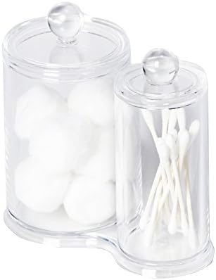 Urbane Wares Clear Acrylic Cotton Ball Container